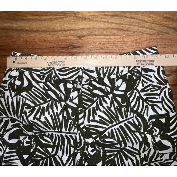 Kate Spade Orchid Print Jackie Havana Crop Ankle Pants Women’s Size 4 Green $258 - Picture 6 of 9